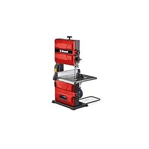Einhell Scie à ruban TC-SB 245 L (400 W, vitesse max. 726 m/min, largeur de passage 245 mm, hauteur de coupe max. 101 mm, table inclinable, butée parallèle et butée d’angle, raccord pour aspirateur)