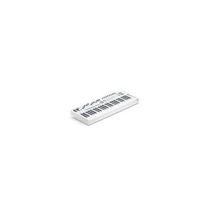 Novation Launchkey 49 Blanc [MK4] — clavier maître MIDI USB de 49 touches semi-lestées avec intégration aux STAN. Mode Chord, mode Scale, 8 pads rythmiques et arpégiateur. Bundle de logiciels fourni.