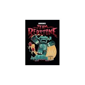Minecraft Team Redstone Toile murale de qualité supérieure représentant les ingénieurs Redstone, prête à accrocher, excellent choix pour les fans de Minecraft et ceux qui apprécient les constructions