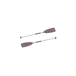 Sevylor Pagaie Double de Kayak KC-Compact215, Pagaies de Canoe, Léger en Aluminium Robuste et Fiable, Gris
