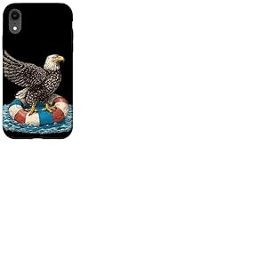 F&ecirc;te de Vacances &agrave; la Piscine avec ce Look d'aigle pour Les Fans de Bague Coque pour iPhone XR
