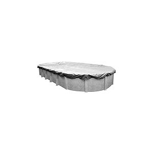Robelle Dura-Guard 551840-4-ROB Bâche d'hiver Ovale pour Piscine Hors Sol 5,5 x 12,2 m 03 Argenté