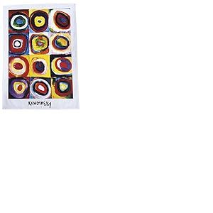 Fridolin Kandinsky Torchon * Couleur étude * env. 44 x 64 cm 100% Coton