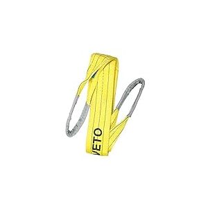 TIMCO 723684 Sangle de levage 3000 kg 3 tonnes 3 m x 90 mm Jaune