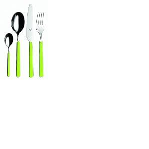 MEPRA Spa 10E722024 Ménagère de 24 Pièces Millen Vert Acide