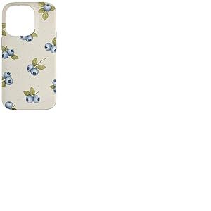 Myrtilles Sauvages Feuilles botaniques Baies Coque pour iPhone 14 Pro