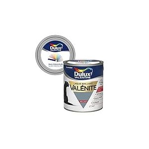 Ma Couleur Sur-mesure par Dulux Valentine – Peinture Laque Glycéro - Grande résistance pour boiseries et ferronneries - Brillant Bleu Gris 2 L