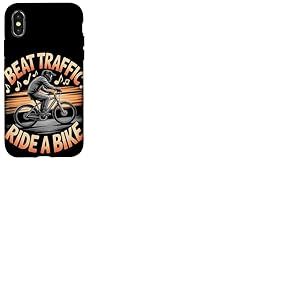 Beat Traffic Ride a Bike Navetting Coque pour iPhone X/XS
