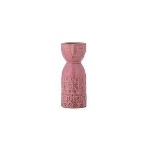 Bloomingville Embla 82060929 Vase en fa&iuml;ence Rose 6 x 14,5 cm