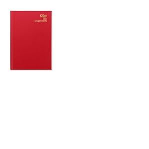 Letts of London Agenda journalier 2025 format A5 - Rouge