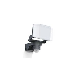 Steinel Projecteur LED extérieur XLED PRO Expanse S anthracite, détecteur de mouvement 240°, portée 12 m, panneau LED orientable, 14,3 W, 3000 K, IP54, jardin, garage, cour