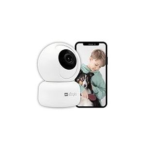 Konyks Camini 2 | Caméra de Surveillance intérieure WiFi | Détection de mouvements et de Sons | Sirène intégrée | Notifications Smartphone | Vision Nocturne