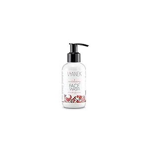 VIANEK Gel nettoyant revitalisant pour le visage - Avec acide amande - Pour peaux sensibles - Cosmétique naturel végétalien - Pour homme et femme - Taille : 150 ml.
