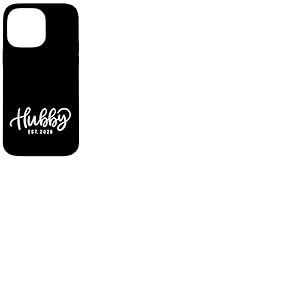 Hubby Est 2026 Just Married Lune de Miel Cadeaux pour Couples Coque pour iPhone 14 Pro Max