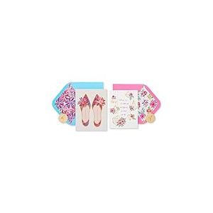 Papyrus Lot de 2 cartes d'anniversaire pour elle, chaussures et terrarium