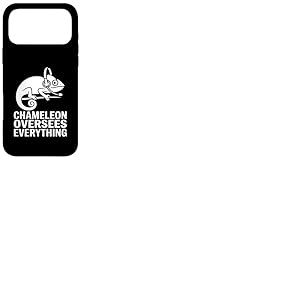 Chameleon Supervise Tout dr&ocirc;le l&eacute;zard d'&eacute;coute Coque pour iPhone 17 Pro Max