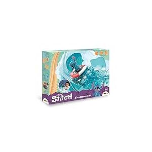 Smoby - Stitch - FleXtreme - 4 mètres 40 de Circuit de Voiture - 184 Pistes Flexibles et Modulables + 1 Véhicule Stitch Effets Lumineux - Piles Incluses - A Partir de 4 Ans