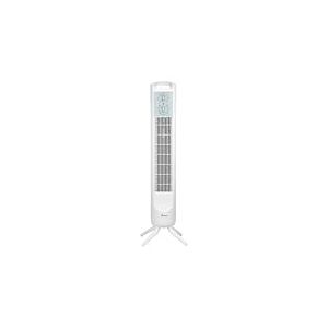 Ardes - Ventilateur Colonne AR5T802 ELEVATE, Hauteur 81 cm, Oscillation Automatique, Panneau de Commande, 3 Intensités, Minuterie de 120 Minutes, Blanc