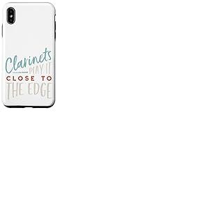 Clarinette Humoristique Musicien Clarinette Coque pour iPhone XS Max