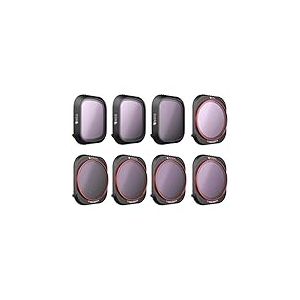 Freewell Toute la journée - Série 4K - Filtres d'objectifs pour Caméra 8Pack ND4, ND8, ND16, CPL, ND8/PL, ND16/PL, ND32/PL, ND64/PL Compatibles avec Mavic 2 Pro Drone