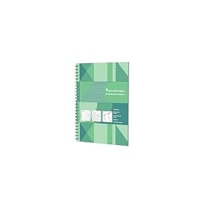 Collins Colplan Agenda semainier 2025 A4 – Vert – (62–25) – Planificateur hebdomadaire à spirales avec pages de notes