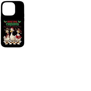 Honky Tonk Motif de Noël Cowboy Goose Holiday Coque pour iPhone 14 Pro