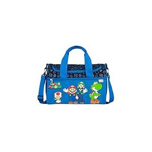 Scooli - Sac de Sport Super Mario pour Enfants - 23 x 35 x 16 cm - Compartiment Principal spacieux - bandoulière réglable - Accessoires pour l'école - Sac à bandoulière
