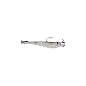 Berkley PowerBait Power Minnow Appât de pêche Black Shad, 5 cm, Parfum et saveur irrésistibles, Action réaliste, Design à Queue Fendue, idéal pour Le Bar, Le doré Jaune, la Truite, Les espèces de