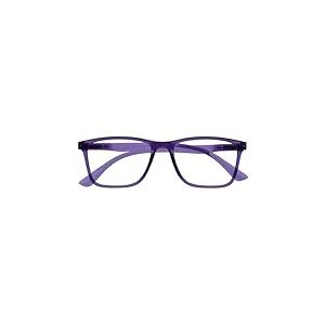 OPULIZE NYX Lunette anti lumiere bleue femme & homme - Lunette Loupe Ecran/Gaming - Anti-&eacute;blouissement, UV400, L&eacute;g&egrave;re - Rectangulaire - Violet - + 1,50