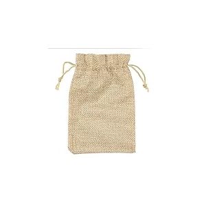 La Cordeline &ndash; Lot de 10 Sacs Tissus avec Cordon 9.5&times;14.5 cm &ndash; Pochons Cadeaux Coloris Lin &ndash; Sachets Drag&eacute;es Mariage, Bapt&ecirc;me, Anniversaire &ndash; Petits Sacs Multi-Usages