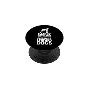 Chien l&eacute;opard Catahoula dr&ocirc;le de Chien l&eacute;opard Catahoula PopSockets PopGrip Adh&eacute;sif