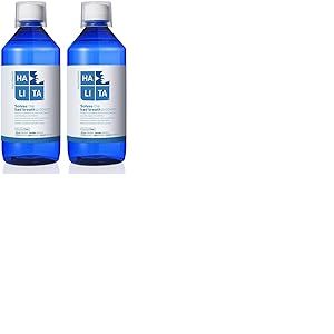 HALITA Mundsp&uuml;lung gegen Mundgeruch ohne Alkohol, 500 ml Solution (Lot de 2)