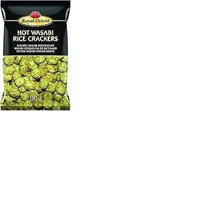 ROYAL ORIENT - Crackers de Riz au Wasabi, (1 X 150 GR)