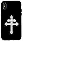 Croix de Lorraine Chevaliers Templiers Franc-Maçon Bague Magnum Coque pour iPhone X/XS