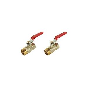 SOMATHERM FOR YOU, Vanne &agrave; sph&egrave;re M&acirc;le Femelle 1"1/4 - PN 16 - &Eacute;conomie et fiabilit&eacute; - Double joints toriques - Corps laiton CW617N - Poign&eacute;e plate r&eacute;versible - Garantie 3 ans - Eau chaude/froide