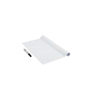 Venilia Film pour tableau blanc avec marqueur | Film tableau + stylo | Tableau Rouleau Blanc | 45cm x 1,5m, Épaisseur 150μ | Feuille de papier autocollant | sans phtalates | Fabriqué en UE