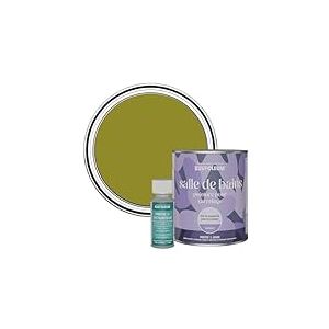 Rust-Oleum Peinture Vert Olive Résistante à l'eau pour Carrelage de Salle de Bain, Finition Satinée - Olive marinée 750ml