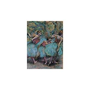 Edgar Degas Three Dancers Blue Tutus Red Bodices XL Giant Panel Poster (8 Sections) Danseur Bleu Affiche