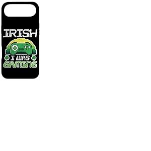 St Patrick Irish I Was Gaming Saint Pattys Hommes Gar&ccedil;ons Enfants Coque pour iPhone Air