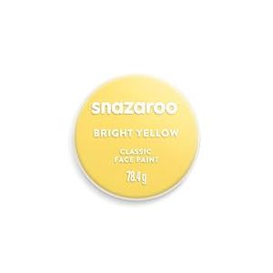 Snazaroo - Peinture Pour Visage et le Corps, Maquillage Pour Visage et D&eacute;guisement, Pour Enfants et Adults,Fard 75 ML, Couleur Jaune