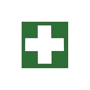 Meister - Plaque de signalisation phosphorescente - 150 x 150 mm - Indicateur de niveau de sauvetage - Sortie de secours - Indication de sécurité, 503850
