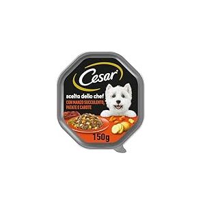 Cesar - Scelta dello Chef - Delizie di Stagione - Nourriture pour Chien, 14 barquettes de 150 g