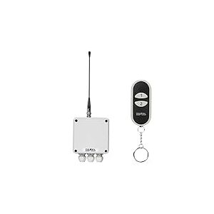 Etero Remote Switch avec ensemble de transmetteur, 2 canaux, 1 pi&egrave;ce, RWS 211d/N