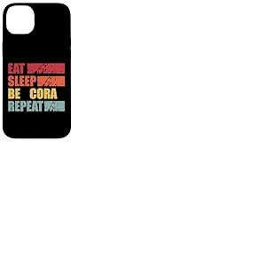CORA Chemise pr&eacute;nom personnalis&eacute; CORA Pr&eacute;nom Coque pour iPhone 14 Plus