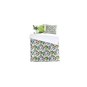 Papillon Housses de Couette Holly, Coton Satin, Multicolore, 200 x 200/220 cm