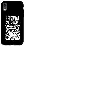 Chat serviteur Chat Esclave Chat dr&ocirc;le Coque pour iPhone XR