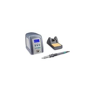 QUICK 3205 Station de soudage ESD haute fréquence réglable numériquement 150 W avec fer à souder avec panne à souder de 5 mm et accessoires / 100 ° à 550 °C/calibrage / 3 mémoires fixes/veille