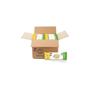 LU - Grany - Barre 5 Céréales à la Pomme Verte Source de Fibres - Riche en Fruit et Céréales - Lot Barres Individuelles - Format de Poche Pratique - Fabriqué en France - Carton de 120 Barres de 21 g