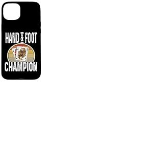 Hand & Foot Champion Game Night Player Cartes de jeu rétro Coque pour iPhone 15 Plus