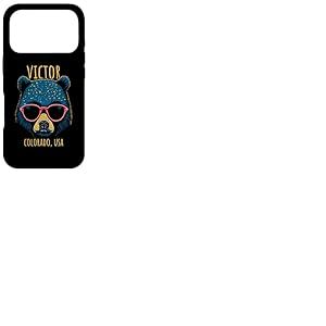 Victor Colorado USA Ours Portant des Lunettes de Soleil Coque pour iPhone 17 Pro